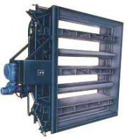 双百叶窗式挡板门